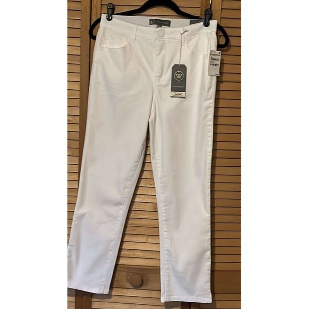 NWT Wit & Wisdom AbSolution Ankle Skimmer White‎ Jeans SZ6Donation-CharitySale